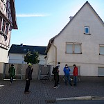 Direkt daneben das Seiberthaus, das im Rahmen der Stadterneuerung saniert werden soll, spätere Verwendung: Heimatmuseum? Standes- oder Kulturamt? Ideen?